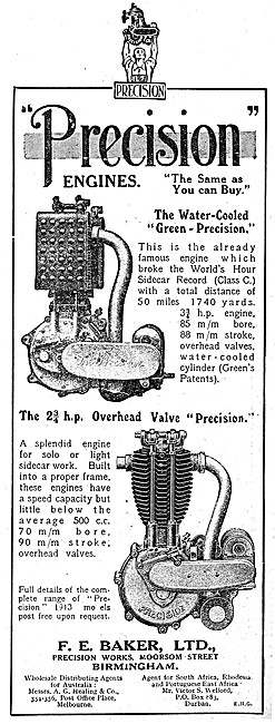 Precision Engines - Water Cooled Green-Precision Engine 1912     