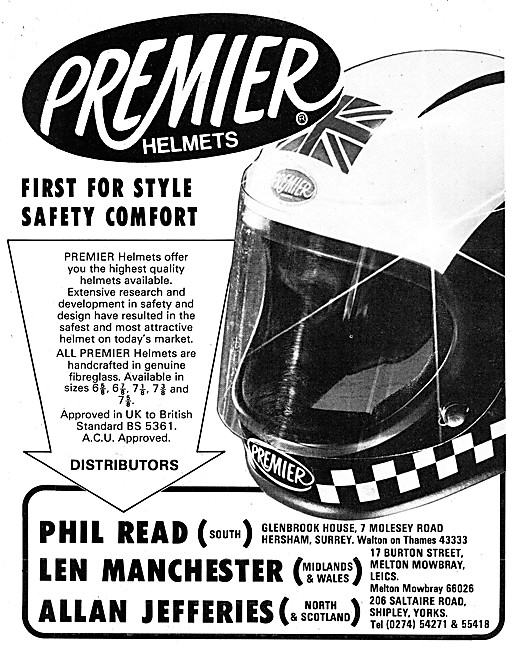 Premier Motor Cycle Helmets                                      