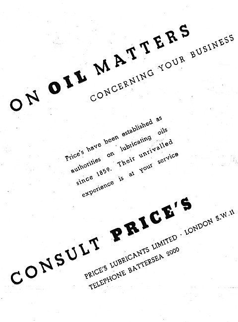 Prices Oil - Prices Lubricants                                   