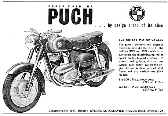 Puch SGS 250cc Twin Piston                                       