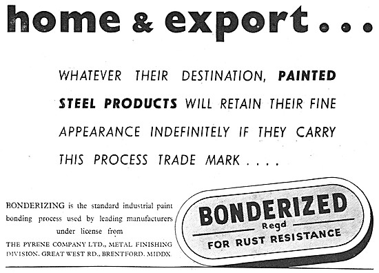 Bonderizing - Pyrene Industrial Paint Bonding Process            