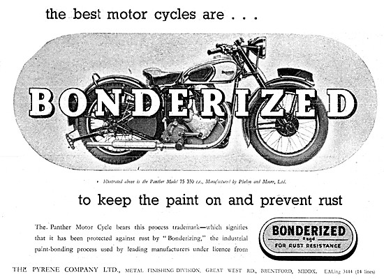 Pyrene Bonderized - Bonderizing Industrial Bonding Process       