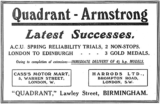 Quadrant Motor Cycles - Quadrant-Armstrong                       