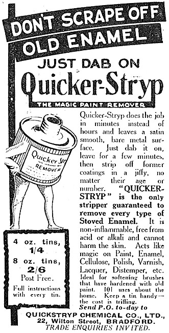 Quickstryp Paint Remover                                         