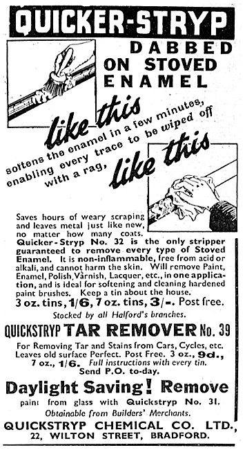 Quickstryp Paint Remover - Quickstryp Tar Remover                