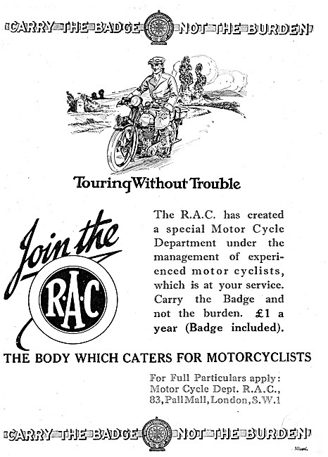 RAC - Royal Automobile Club - R.A.C.                             