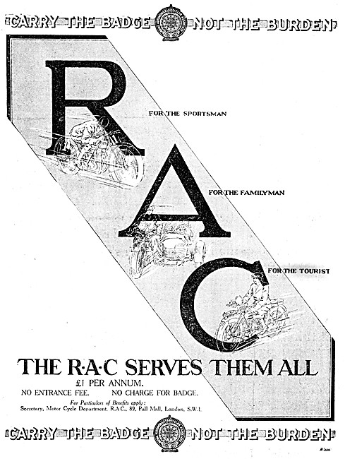 RAC - Royal Automobile Club - R.A.C.                             