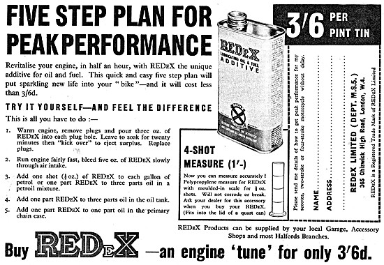 REDeX Petrol Additive - REDex Upper Cylinder Lubricant           