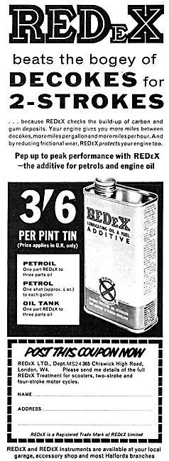 REDeX Petrol Additive - REDex Upper Cylinder Lubricant           