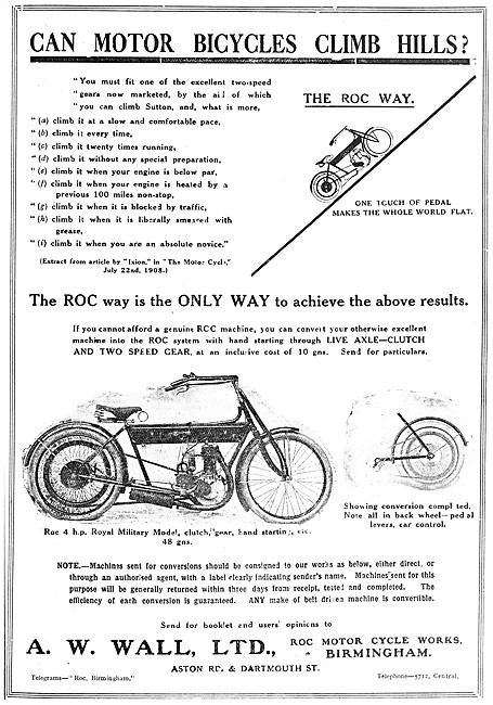ROC Army Motor Cycles                                            