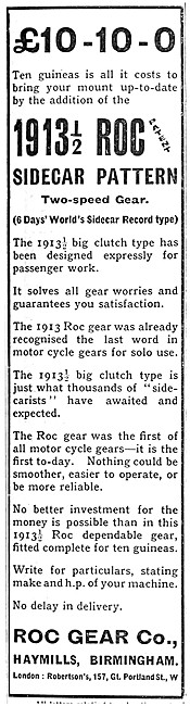 ROC Sidecar Pattern Two-Speed Gear                               