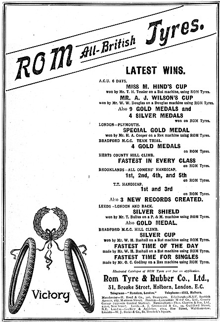 ROM Motor Cycle Tyres                                            