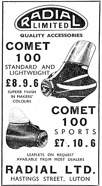 Radial Comet Motor Cycle Fairings                                
