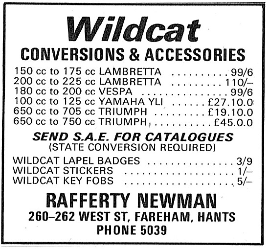 Rafferty Newwman Wildcat Conversions                             