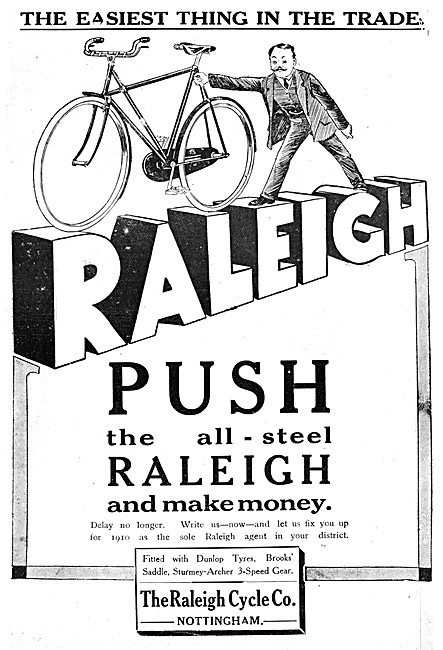 Raleigh Bicycles & Motor Cycles                                  