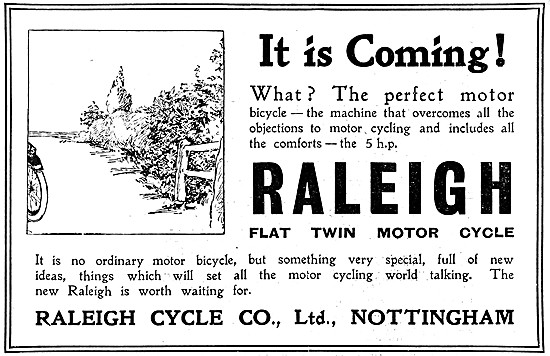 Raleigh Motor Cycles                                             