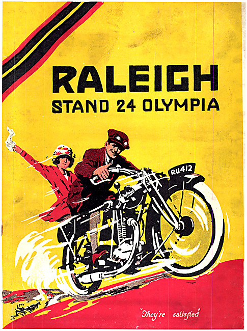 Raleigh Motor Cycles                                             