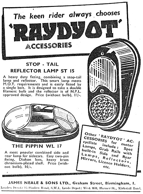 Raydyot Motor Cycle Lighting Accessories                         