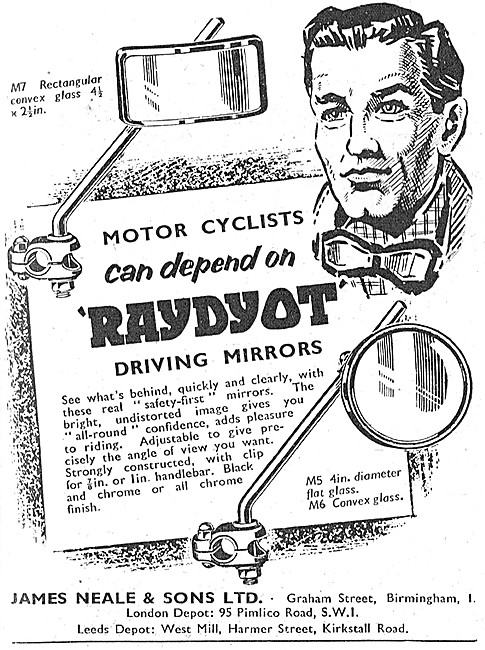 Raydyot Motor Cycle RIding Mirrors                               