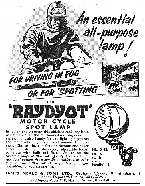 Raydyot Motor Cycle Motor Spot Lamp                              