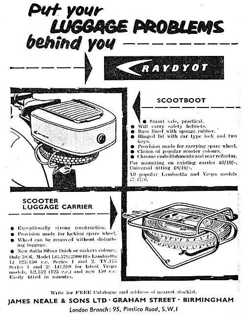Raydyot Motor Scooter Luggage Carrier - Raydyot Scootboot        