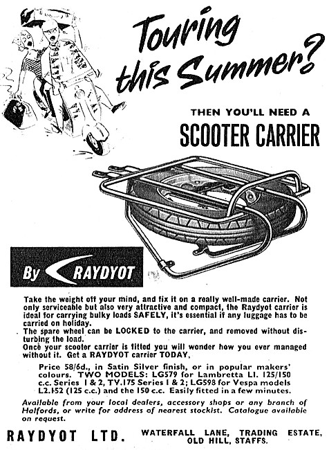 Raydyot Motor Scooter Accessories - Raydyot Scooter Carrier      