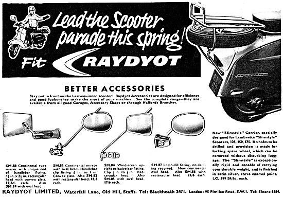Raydyot Motor Scooter Accessories - Raydyot Mirrors              