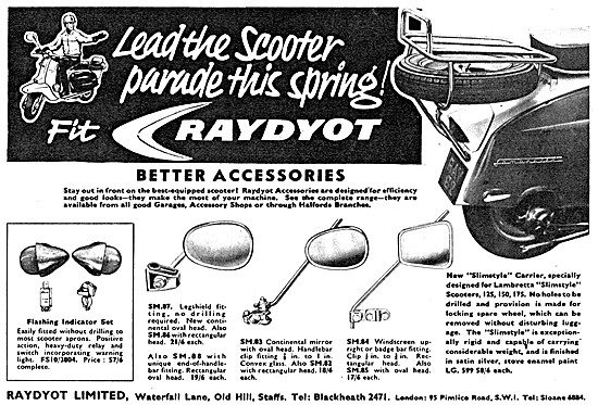 Raydyot Motor Scooter Accessories - Raydyot Scooter Mirrors      