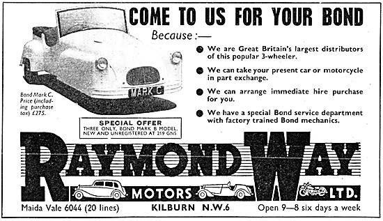 Raymond Way Motors. Motor Cycle Sales & Service                  