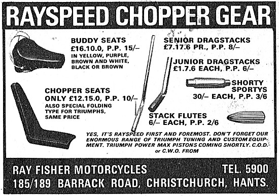 Rayspeed Chopper Motor Cycle Parts - Ray Fisher Motorcycles      