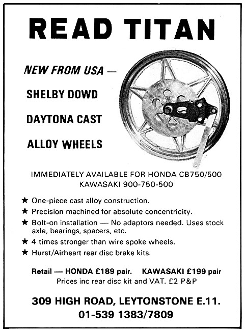 Read Titan Shelby Dowd Cast Alloy Wheels                         