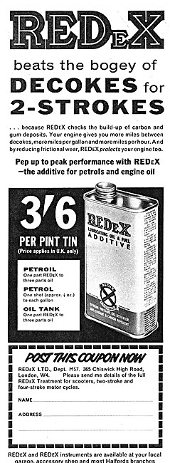 REDeX Petrol & Oil Additives                                     