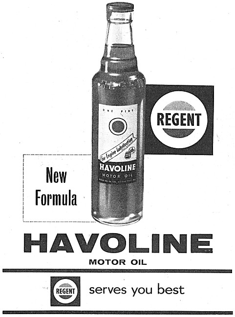 Regent Havoline Motor Oil In A Bottle                            