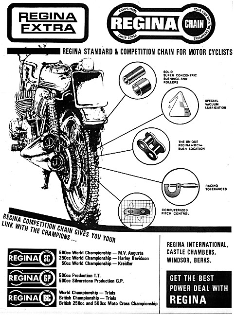 Regina Motor Cycle Chains - SG Chains                            