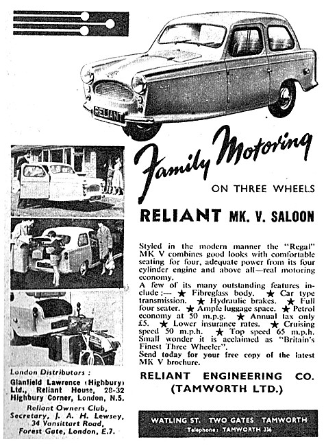 Reliant Regal Mk V Saloon                                        