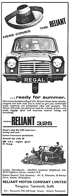 Reliant Regal 3/25 - Reliant 3/25                                