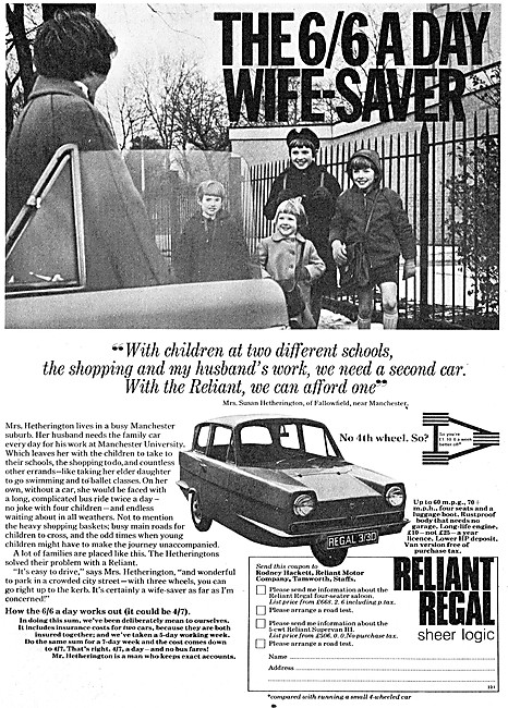 Reliant Regal 1971                                               