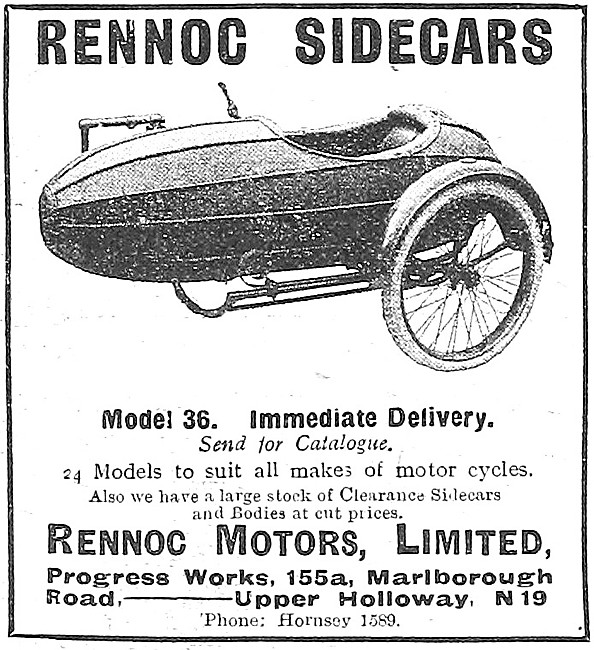 Rennoc Model 36 Sidecar                                          