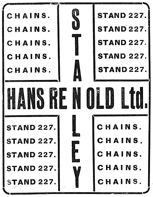 Renold Chains 1909 Advert                                        
