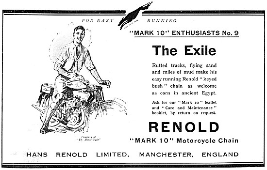 Renold Mark 10 Motor Cycle Chain 1930                            