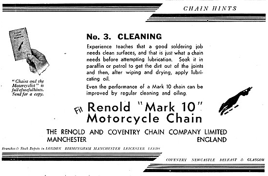 Renold Mark 10 Motorcycle Chain                                  