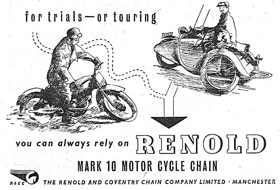 1950 Renold Mark 10 Motor Cycle Chain                            