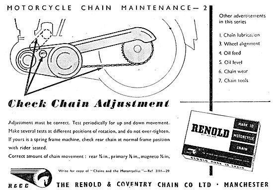 Renold Motorbike Chains                                          