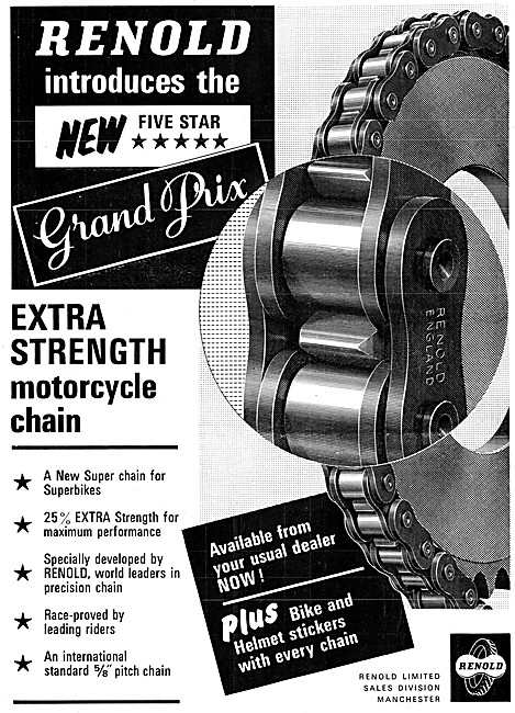 Renold Five Star Grand Prix Motorcycle Chains                    