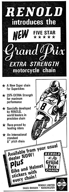 Renold Five Star Grand Prix Motorcycle Chains                    