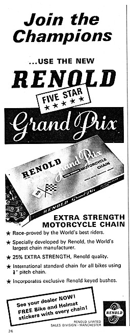 Renold Five Star Grand Prix Motorcycle Chains                    