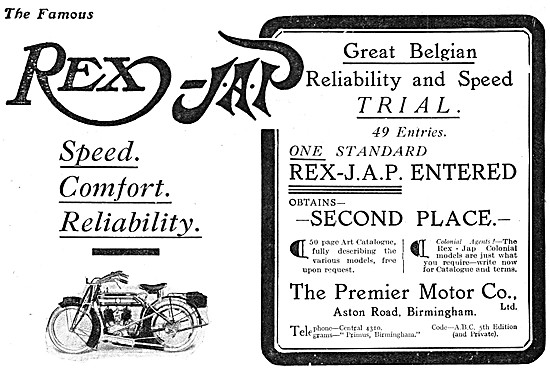 Rex-JAP  Motorcycles                                             