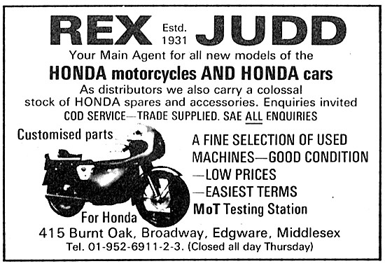 Rex Judd Honda                                                   