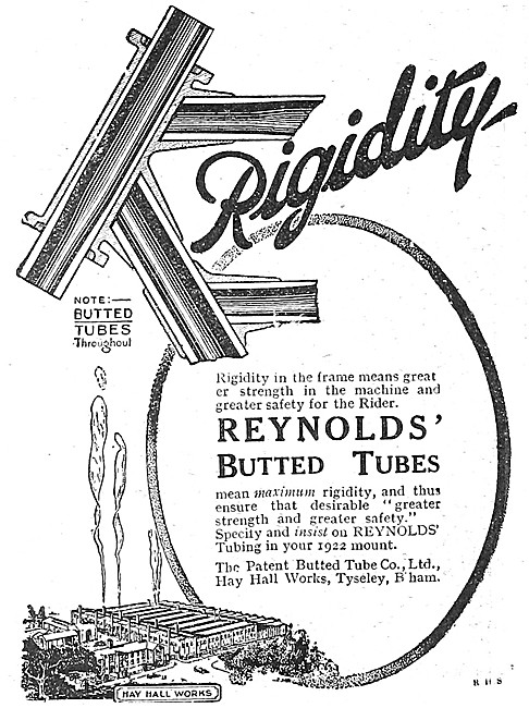 Reynolds Butted Tubes                                            