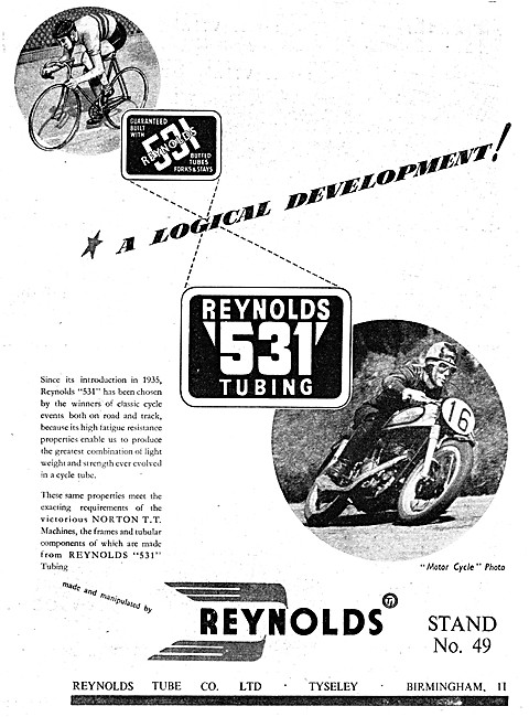 Reynolds 531 Tubes                                               
